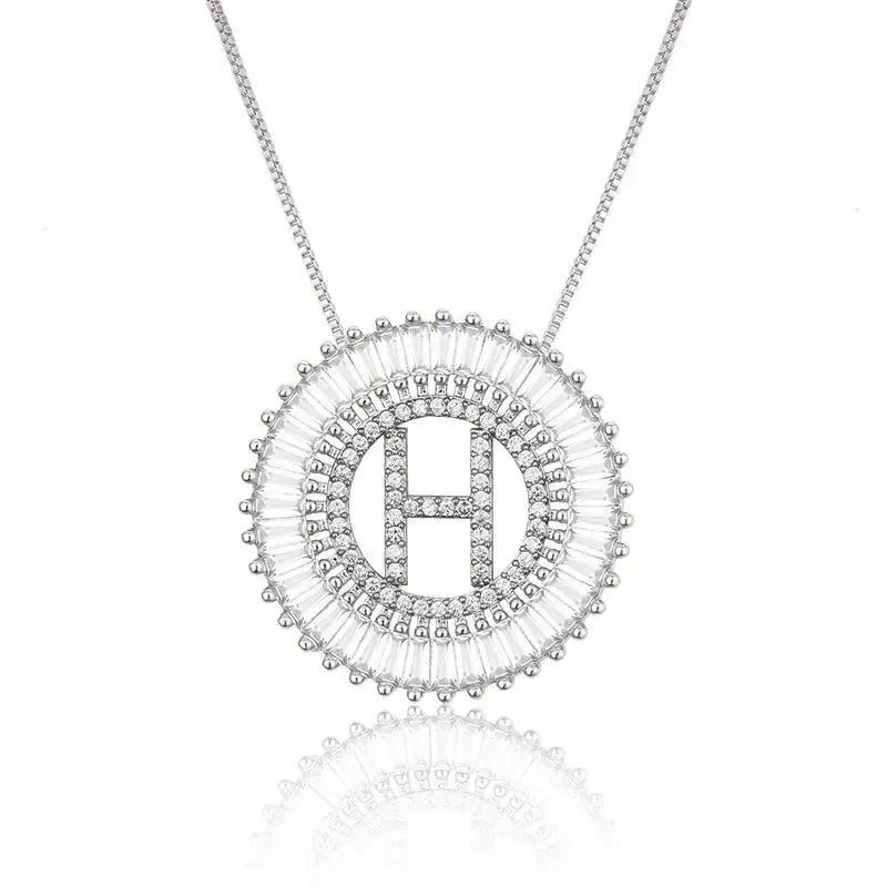 Sparkling Bling Initial Necklace