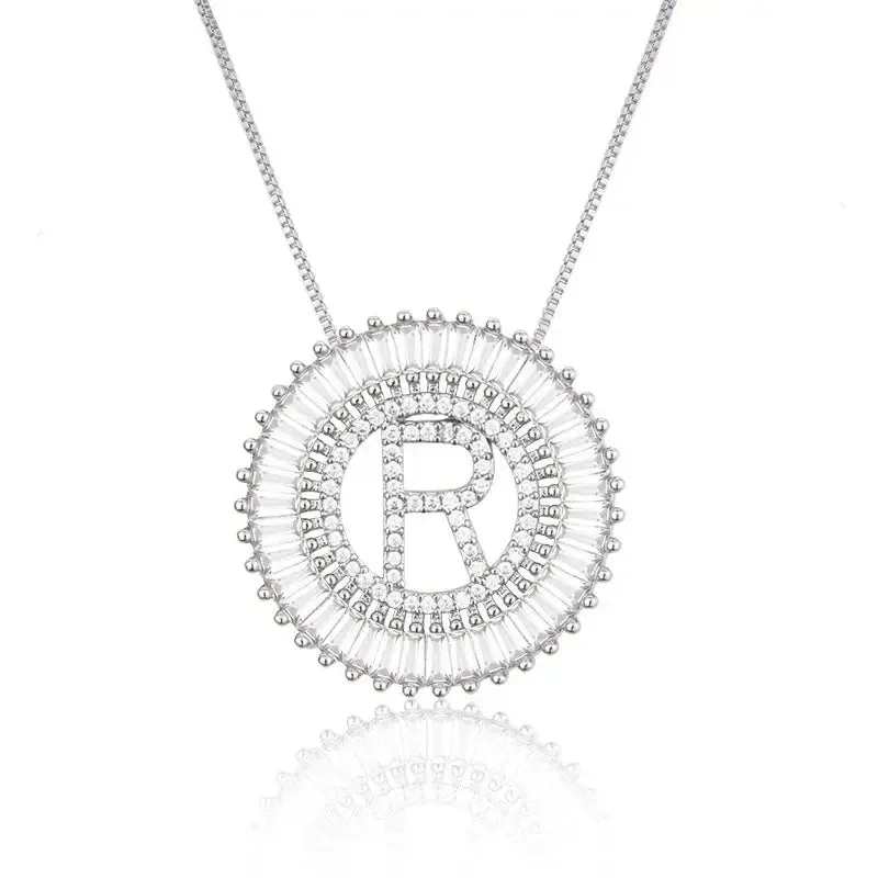 Sparkling Bling Initial Necklace