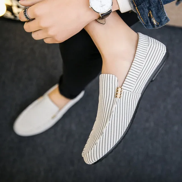 Spring Summer Mens Loafers Plus Size Lightweight Comfortable