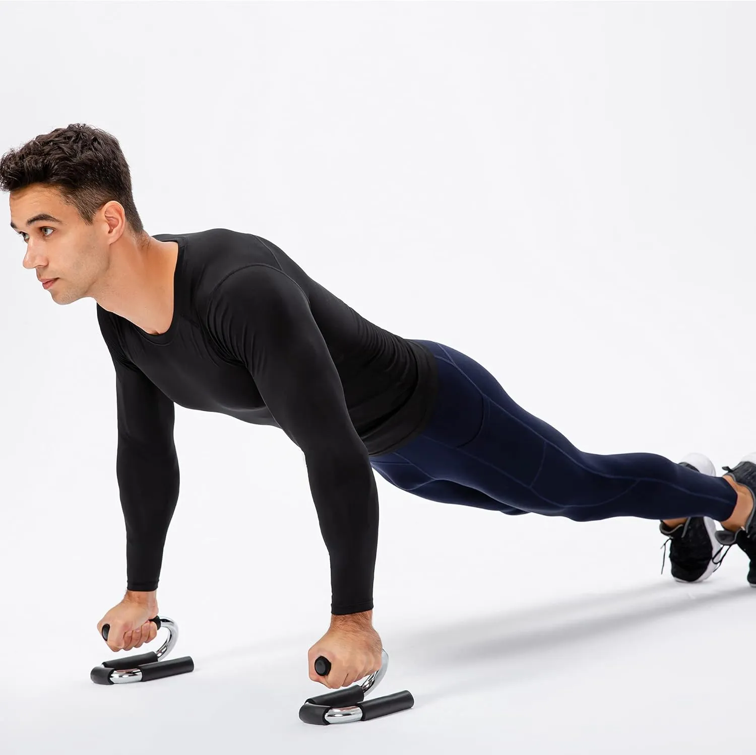 SPVISE Men's Compression Shirt Long Sleeve Athletic Workout T-Shirts Top Active Sport Baselayer Undershirt Gear Shirt Dry Fit