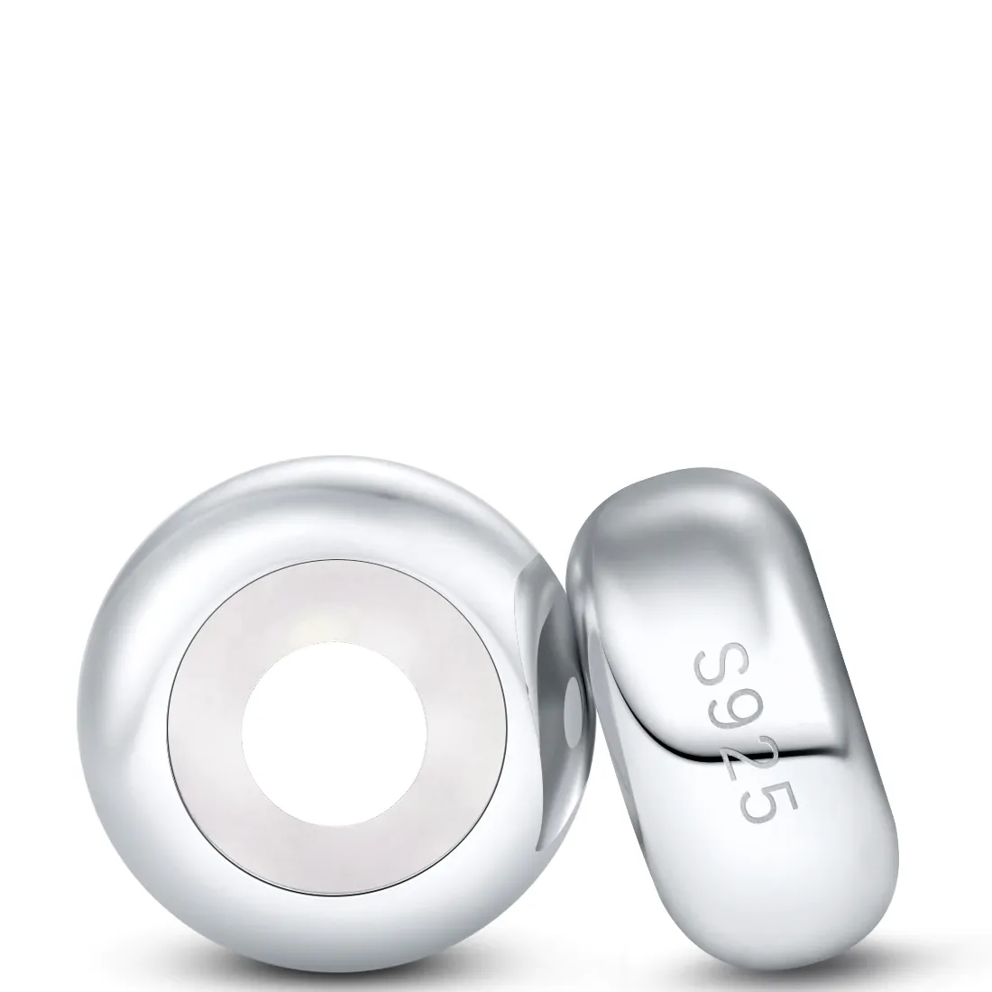 Stopper Charms Set of 2 925 Sterling Silver
