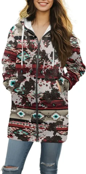 Suobstales Womens Zip Up Hoodies Long Sleeve Fall Lightweight Hooded Sweatshirt Oversized Fleece Jacket with Kangaroo Pockets