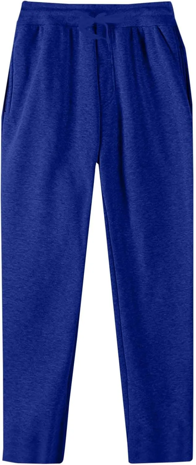Sweatspants for Men 1/3PC Elastic Waist Drawstring Straight Leg Trousers Loose Fit Running Fitness Workout Sport Pant