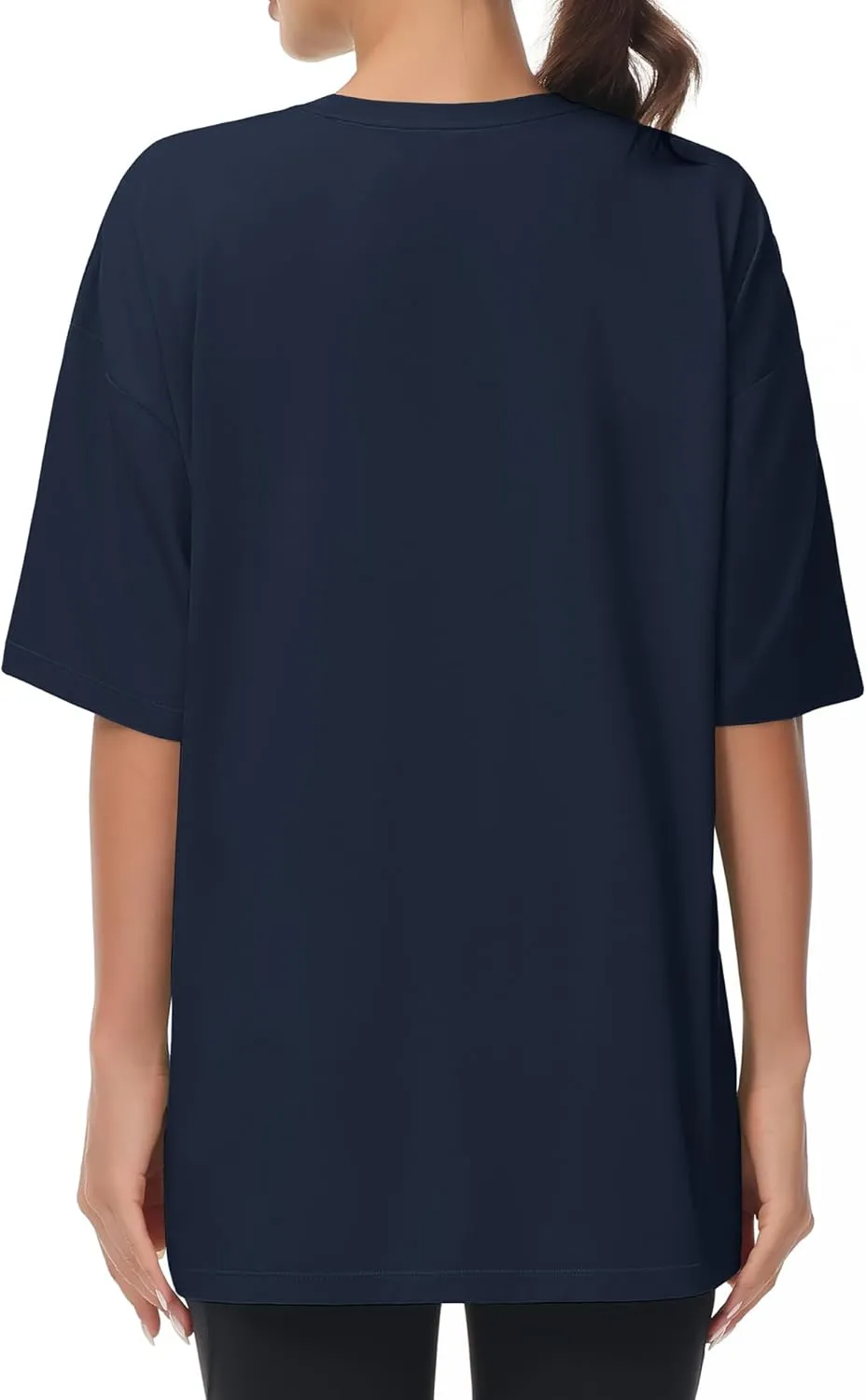 THE GYM PEOPLE Women's Casual Oversized T-Shirts Summer Crewneck Short Sleeve Workout Basic Tee Tops