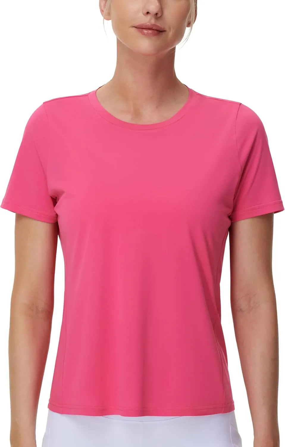 THE GYM PEOPLE Womens Short Sleeve Workout T-Shirts Stretchy Lightweight Crewneck Athletic Running Lounge Tee Tops