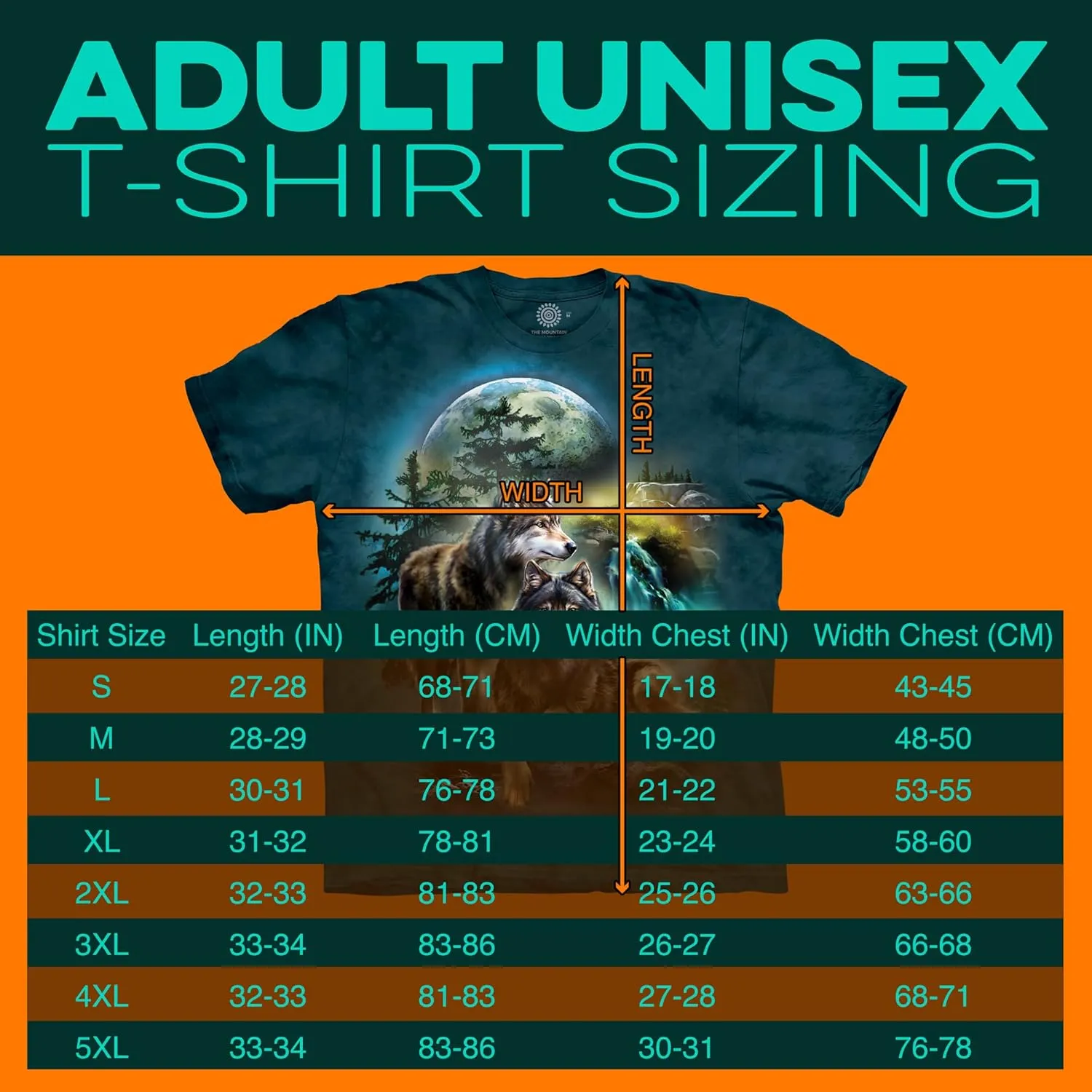 The Mountain Wolf Lookout Mens T Shirts  Graphic Tee, Howling Wolf Shirt, Nature Wolves Print, Cool Wildlife T-Shirt