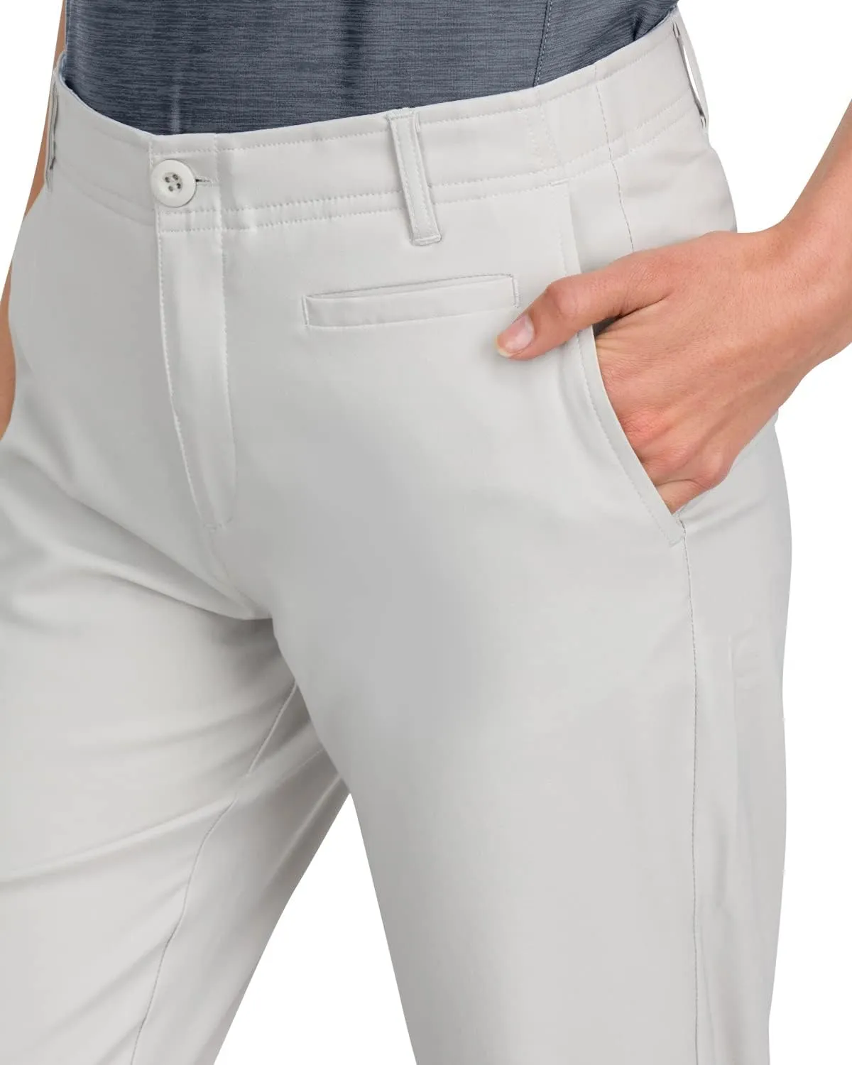 Three Sixty Six Womens Quick Dry Golf Pants - Front Coin Pocket, 4-Way Stretc, Anti-Odor & Moisture Wicking Fabric
