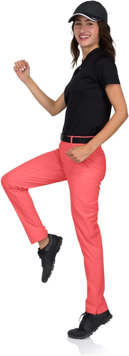 Three Sixty Six Womens Quick Dry Golf Pants - Front Coin Pocket, 4-Way Stretc, Anti-Odor & Moisture Wicking Fabric