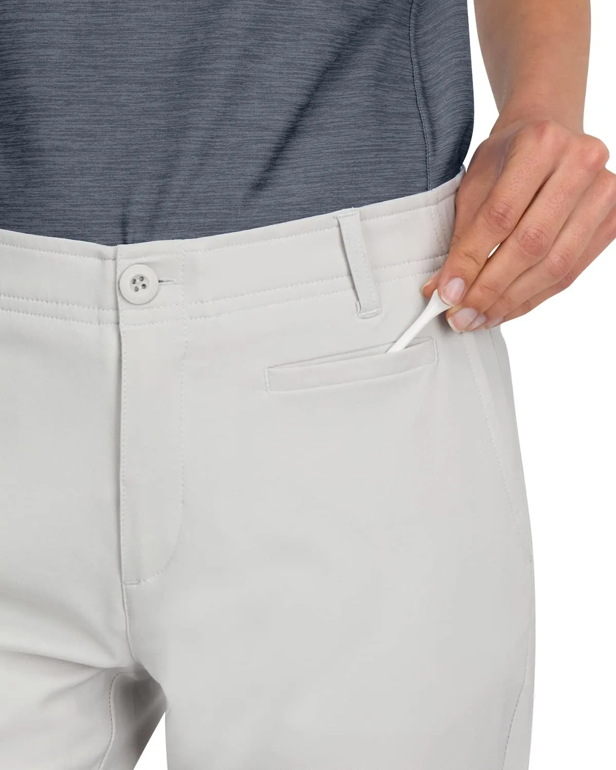 Three Sixty Six Womens Quick Dry Golf Pants - Front Coin Pocket, 4-Way Stretc, Anti-Odor & Moisture Wicking Fabric