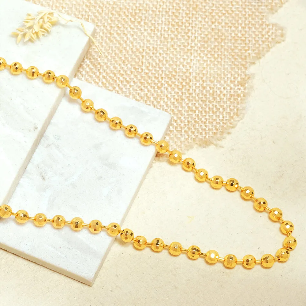 Timeless Beaded Gold Chain