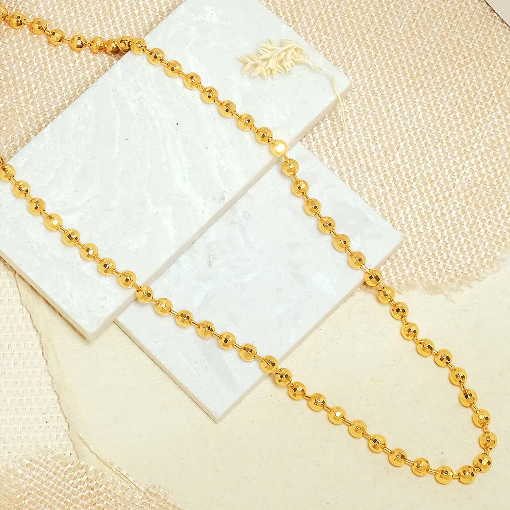 Timeless Beaded Gold Chain