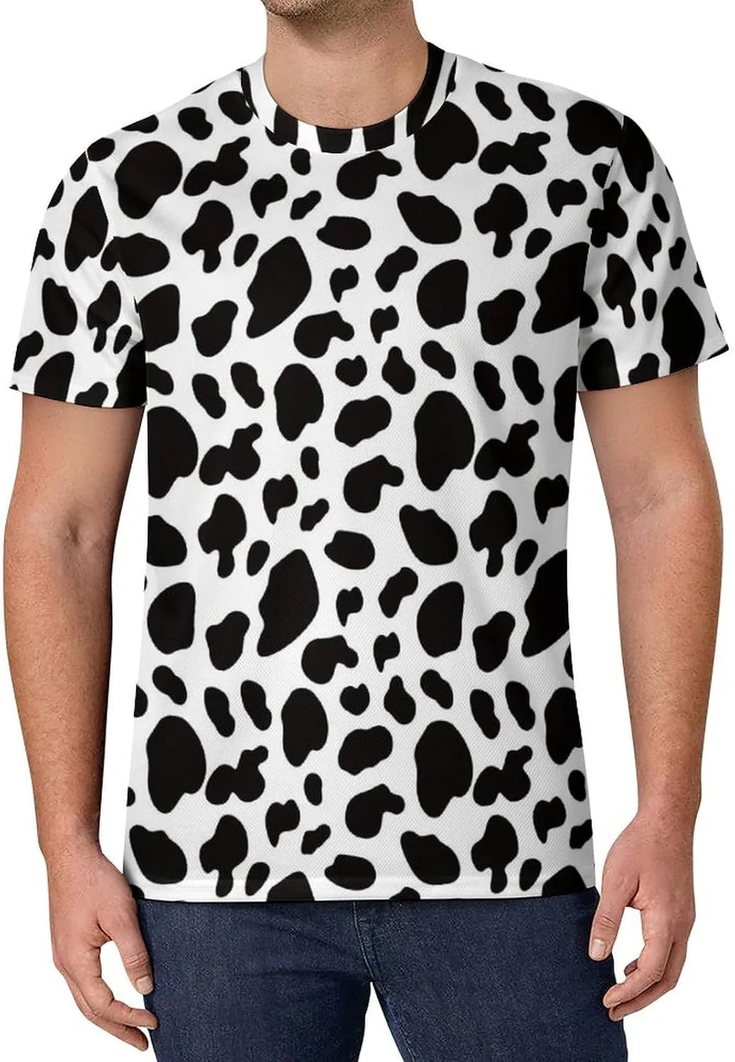 Unisex 3D Pattern Printed Casual Short Sleeve T-Shirts Summer Graphics Tops Tees for Men and Women