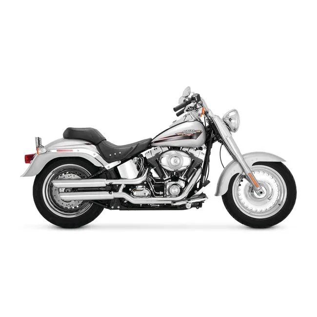 Vance & Hines 16343 PCX Twin Slash 3 in. Slip-on Exhaust 07-16 Fat Boy/Deuce