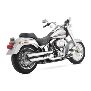 Vance & Hines 16343 PCX Twin Slash 3 in. Slip-on Exhaust 07-16 Fat Boy/Deuce