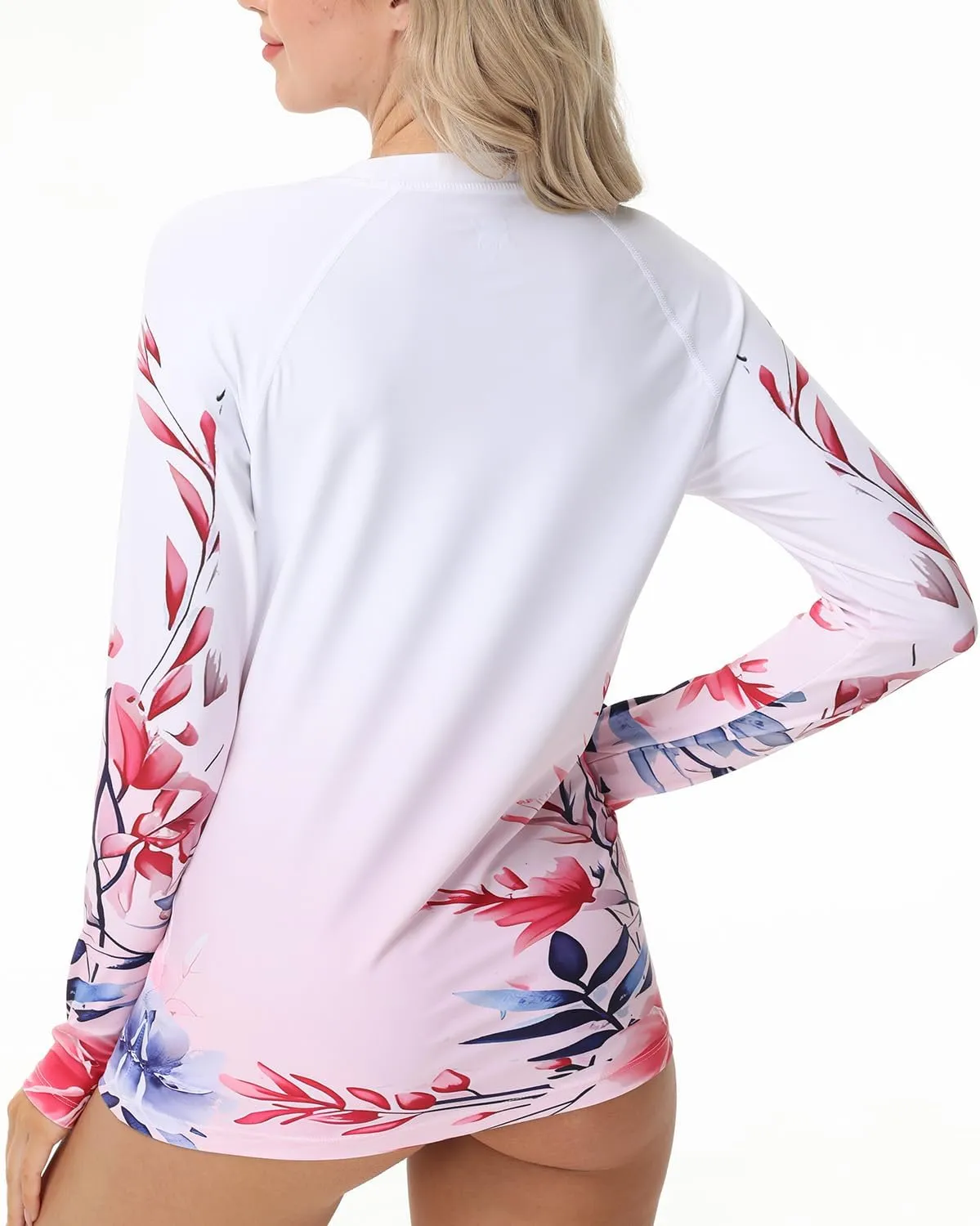 VAYAGER Womens Rash Guard UPF 50  Swim Shirts Long Sleeve Quick Dry Water Beach Surfing Swimming Tops with Thumb Hole