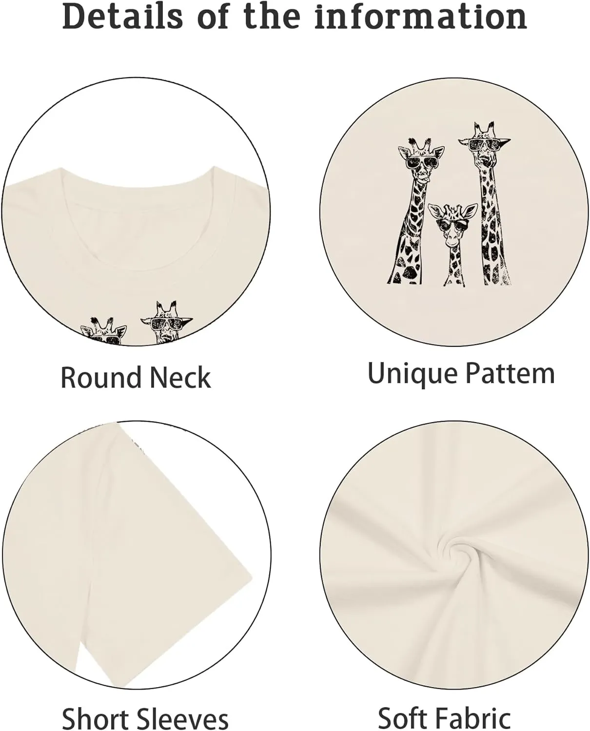 Womens Animal Print Tops Tiger Giraffe Printed Oversized T-Shirts for Women Fall Outfits for Women 2024