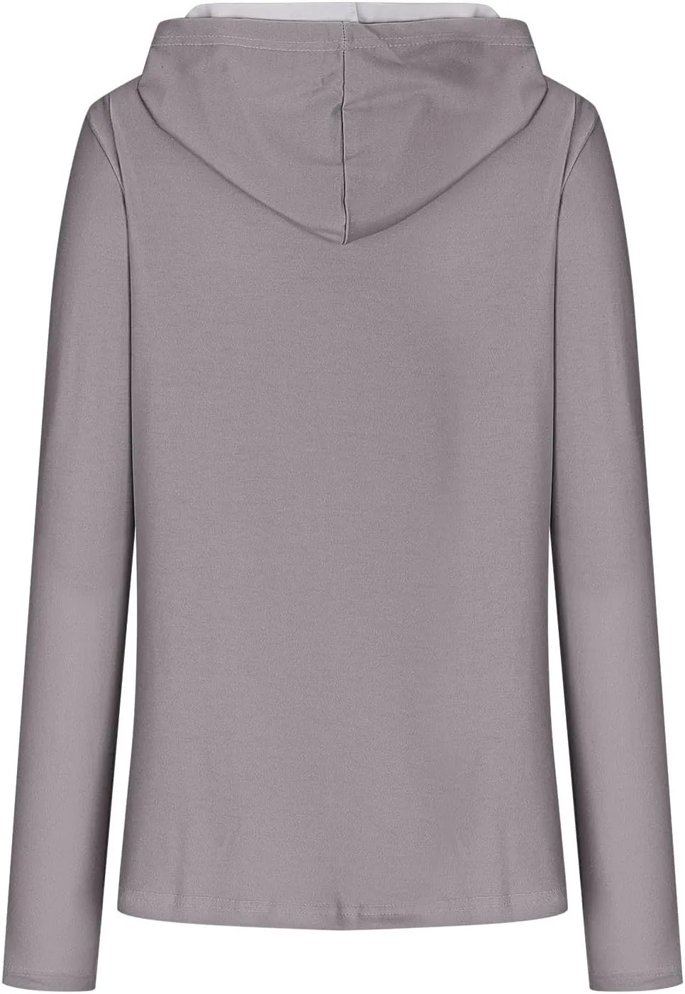 Womens Pullover Hoody Tops with Thumb Holes Plus Size Long Sleeve Fall Spring Shirts No Feece Not Sweatshirt Tops
