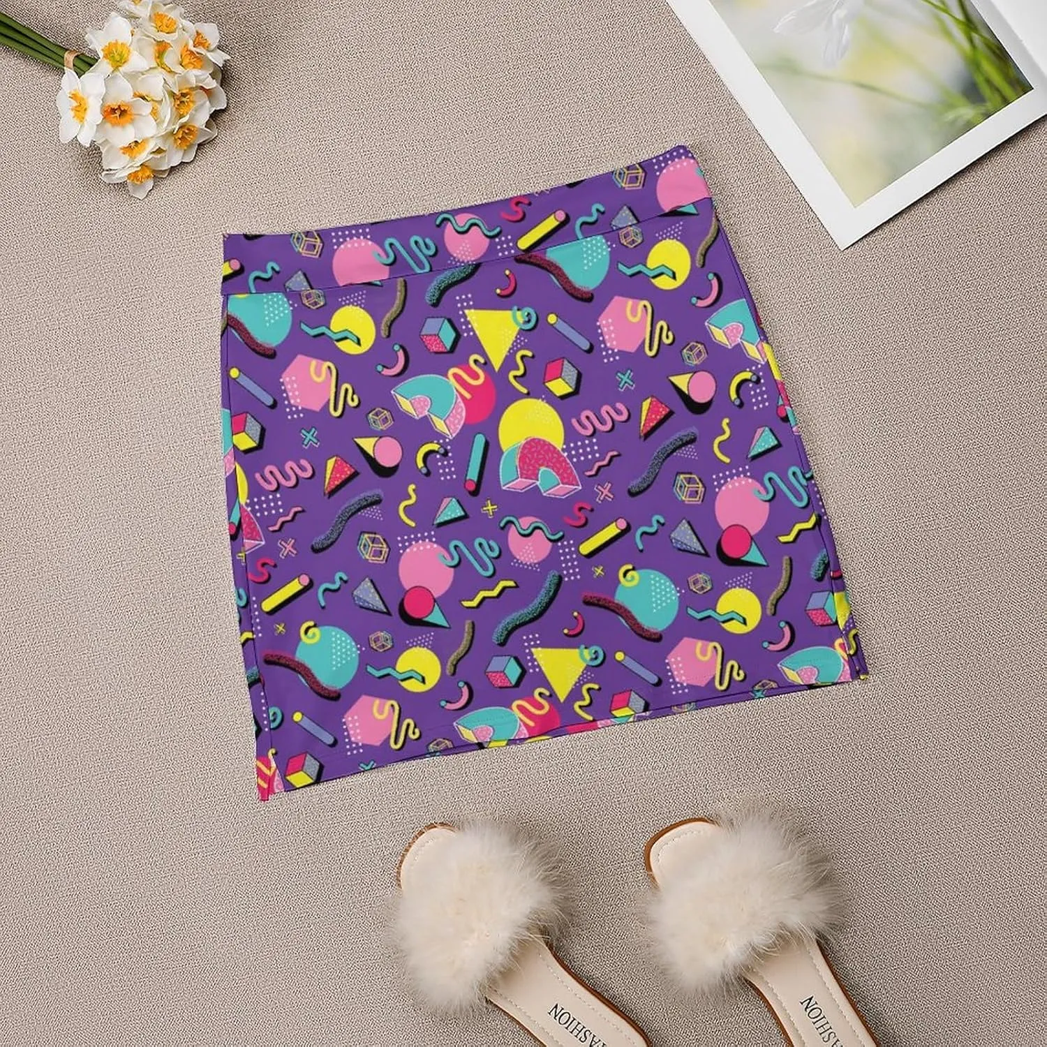 Women's Rainbow Love Heart Tennis Skirts with Pockets Inner Shorts, Athletic Golf Skort for Workout Sports