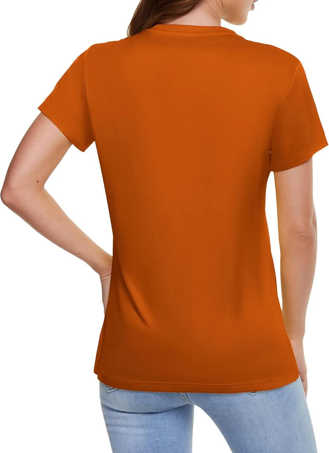 Women's Short Sleeve T-Shirts Rash Guard UPF 50  Sun Protection Quick Dry Athletic Running Workout Tops