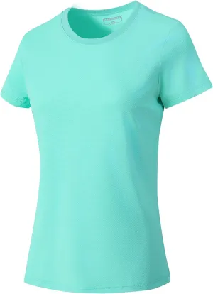 Women's Short Sleeve T-Shirts UPF 50  Sun Protection Quick Dry Athletic Running Workout Rash Guard Tops