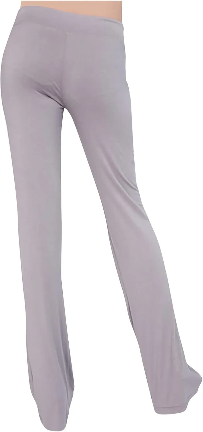 Women's Wide Leg Yoga Pants High Waist Drawstring Tummy Control Trousers Comfy Lounge Flare Pant Workout Leggings