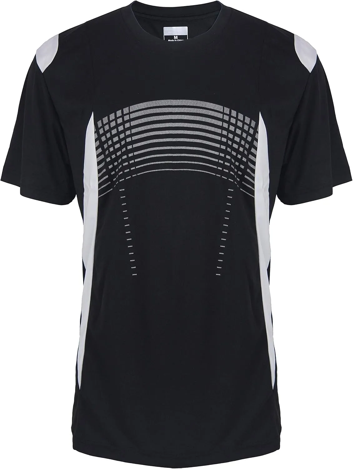 Yasumond Mens Active Quick Dry Crew Neck T Shirts | Athletic Running Gym Workout Short Sleeve Tee