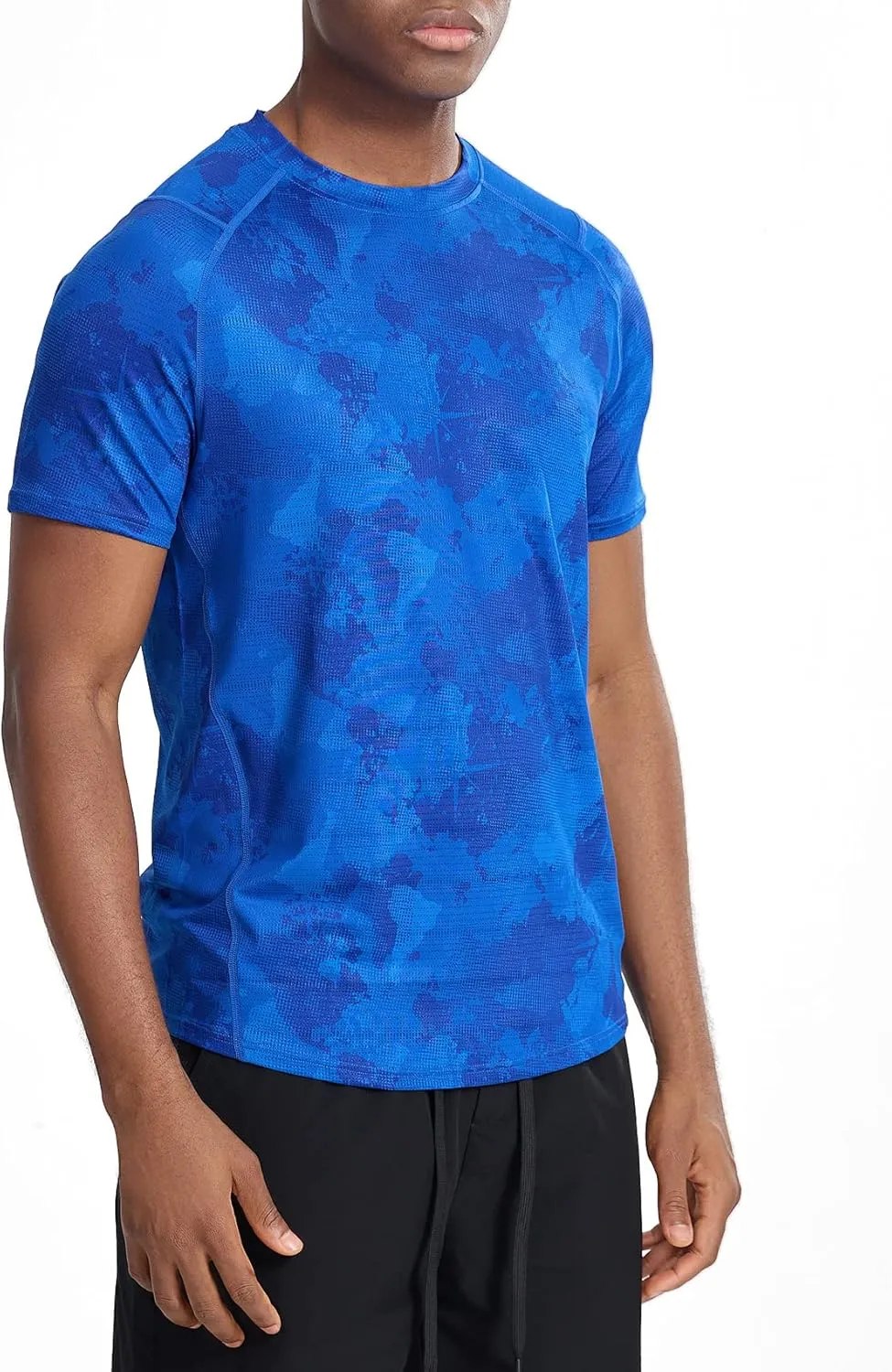 Zengjo Mens Workout Shirt Short Sleeve Quick Dry Lightweight Athletic Running Gym Performance T-Shirts Moisture Wicking